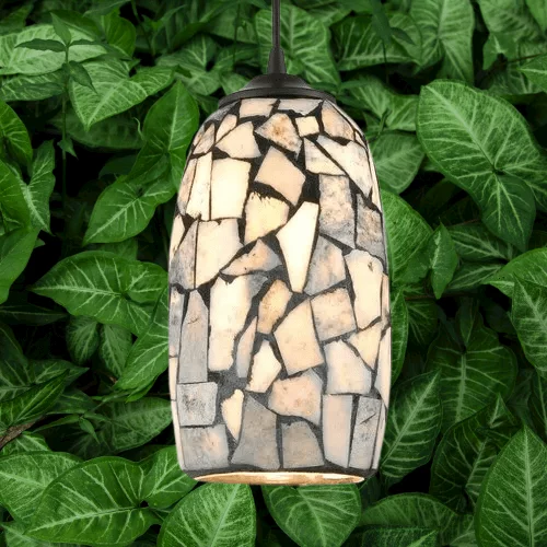Designed Stone Hanging Light