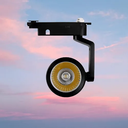 16 Watt LED Black Body Track Light For Focusing Wall Or Photo Frame