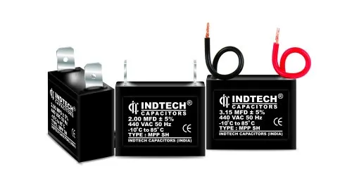 Indtech Dry Fan Square Capacitors