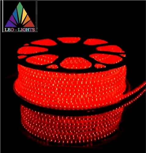 One Color Plug-in 2835 100Mtr 120Led Red Led Rope Light, IP Rating: 65 Ip