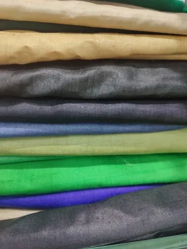 Handloom Tussar Silk Fabric