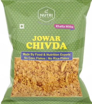 Nutrimillets Namkeen - Jowar Chivda Khatta Mitha Flavor (60gm)