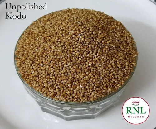 Unpolished Kodo Millets Sortex cleaned
