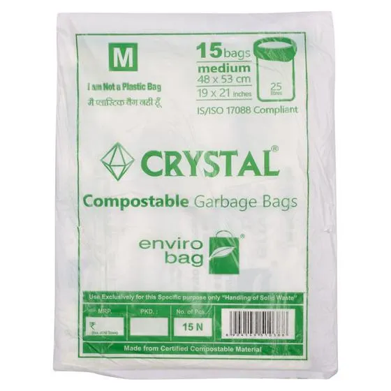 BIO PLASTIC BIN LINER (COST: RS.110/-)