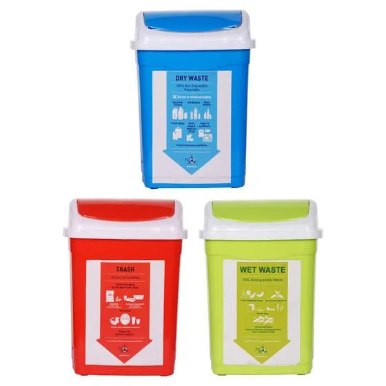WASTE SEGREGATION BIN (COST: RS.1500/-)