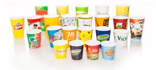 Printed Paper Tea Cup
