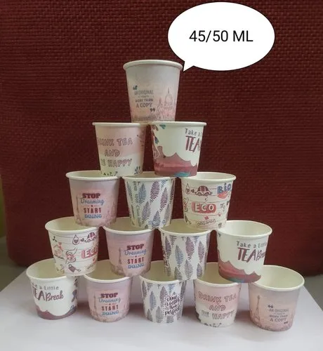 Paper Tea Cup 45ml And 50ml