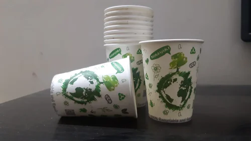 250ml Biodegradable Paper Coffee Cup