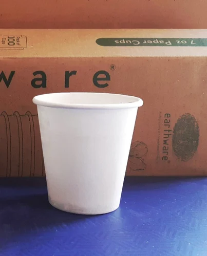 White Eco Friendly Disposable Paper Cup
