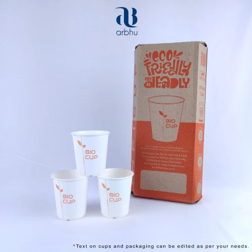 Biodegradable Disposable Paper Cups 250ml