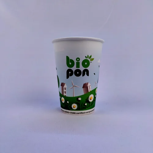 Eco-friendly Biodegradable Paper Cups 300ml