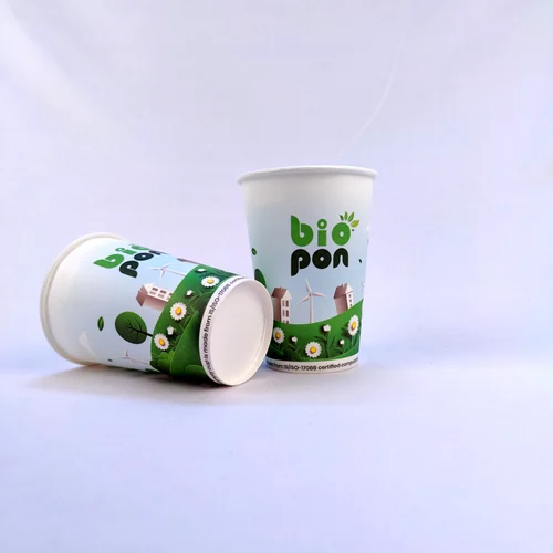 Biodegradable Disposable Paper Cups 300ml