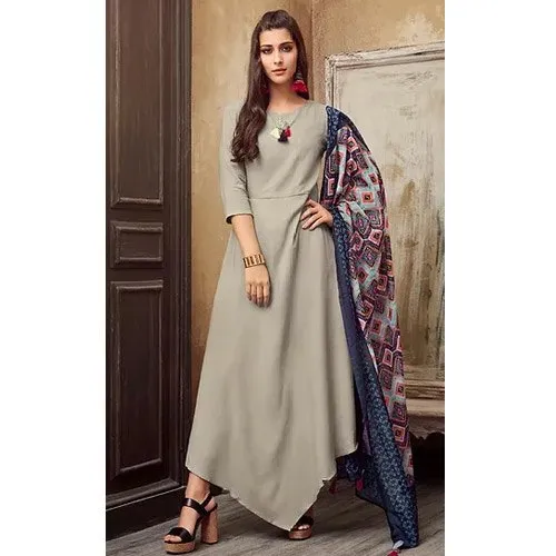 Plain Cotton Kurti
