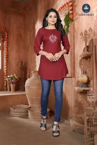 Rayon Short Kurta E6