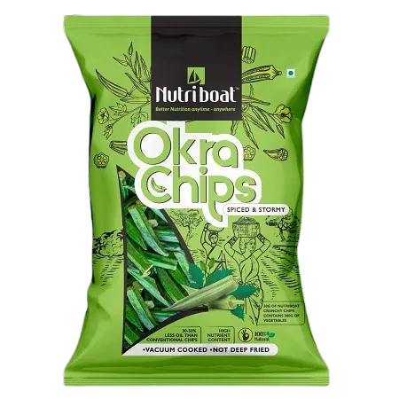 Okra Chips - Spiced & Stormy