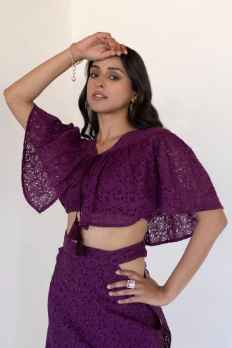 Purple Designer Dress