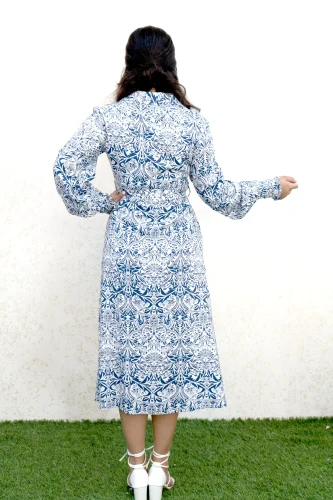 Printed Midi Dress