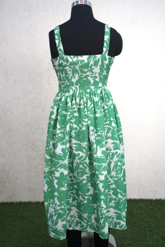 Green Western Dress