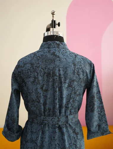 Pink celestial Full Sleeves Shirt Dress