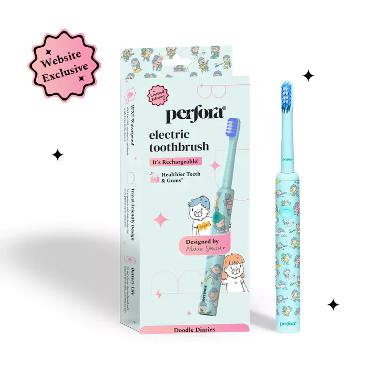 Electric Toothbrush Model 005- Alicia's Limited Edition - Doodle Diaries