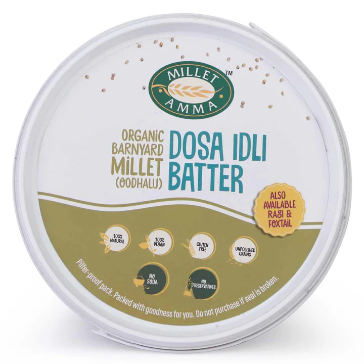 Barnyard Millet Dosa Idli Batter Organic 1kg (Delivering Bangalore Only)