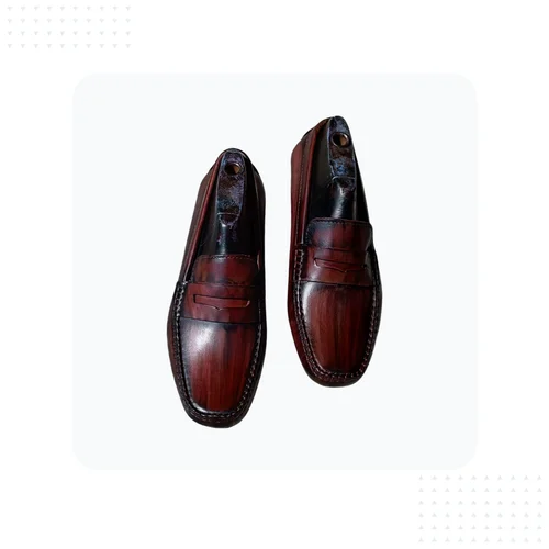 Mens Pure Leather Loafer Shoes