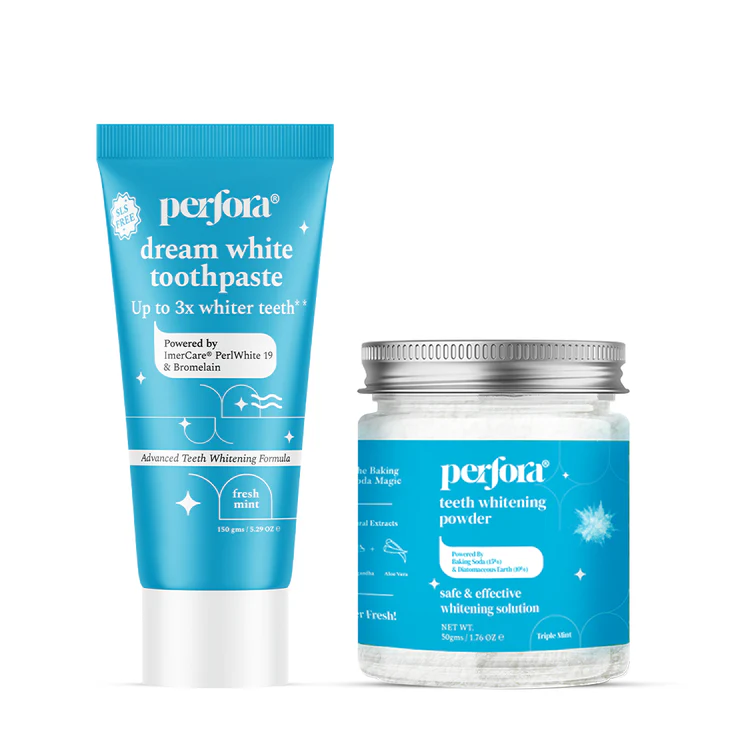Dream Smile Combo - Teeth Whitening Powder &amp; Toothpaste