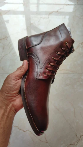 Casual Wear Plain Men Leather Boot
