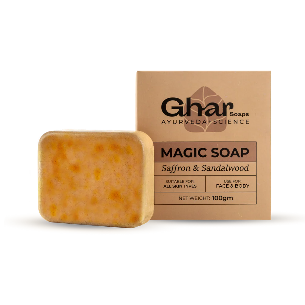 MAGIC SOAP (SANDAL WOOD AND SAFFRON SOAP)