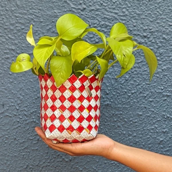 Upcycled Origami Basketry Deco Storage Small (BDSS0524-002) PS_W Regular price Rs. 1,000