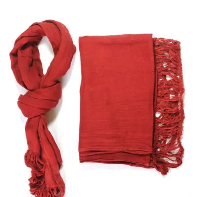 Natural Dyed Hemp Scarf