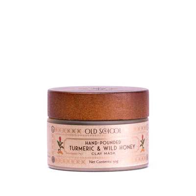 Hand-Pounded Turmeric and Wild Honey Clay Mask