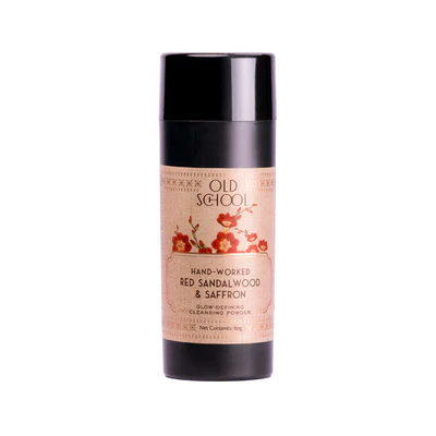 Hand-Worked Red Sandalwood and Saffron Glow-Defining Cleansing Powder