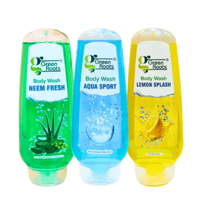 Green Roots Moisturizing Body Wash 250 ml- Pack of 3