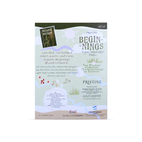 Pristine Organics Beginnings Organic Mixed Millet Flakes,150g - Image 4