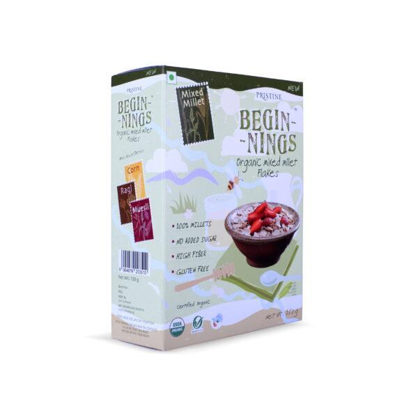 Pristine Organics Beginnings Organic Mixed Millet Flakes,150g - Image 6