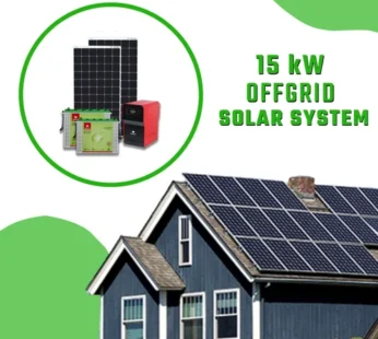 Battery 15 Kw Rooftop Solar System (off grid), For Residential + Commercial