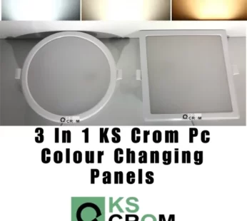 Ks Crom 8W Square Pc Colour Changing Panel Light