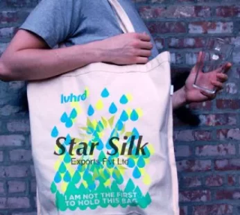 Earth Day-Recycled Cotton Bag