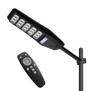 300w Solar Street Light Wall Pole Waterproof Lamp For Outdoor, Home Garden With Remote