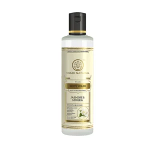 Khadi Natural Jasmine & Mongra Body Wash- Sls & Paraben Free-210 ml