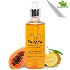 Nature Leaf Papaya Skin Whitening Face Wash 200 ml For Third Party Manufacturing & Private Label