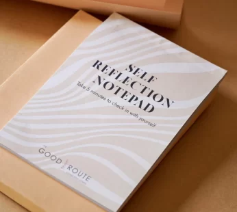 Recycled Paper Self Reflection Notepad – 30 Pages