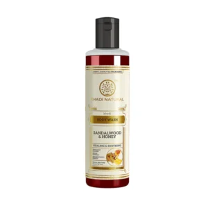 KHADI NATURAL SANDALWOOD & HONEY BODY WASH 210 ml