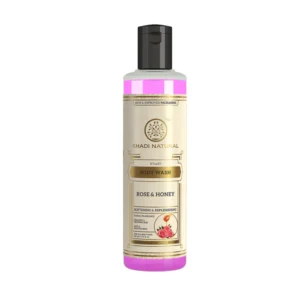 Khadi Natural Rose & Honey Body Wash 210 ml