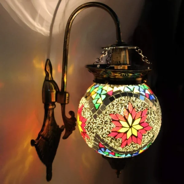 Down Mosaic Wall Lamp, AC110-220V - Image 4