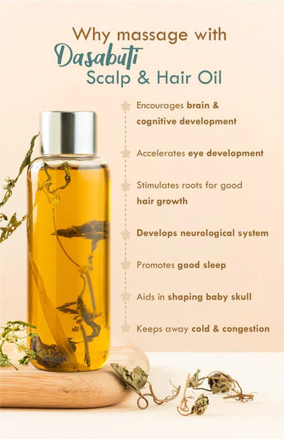 Winter Baby Scalp & Hair Oil - Brahmi Matsyakshi DASABUTI - 110ml - Image 5