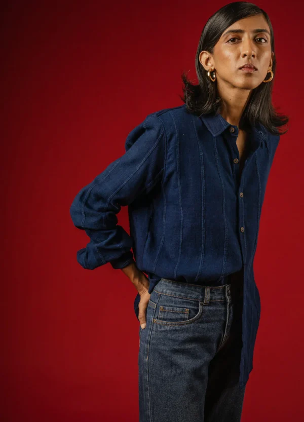 Indigo Unisex Reshirt - Image 5