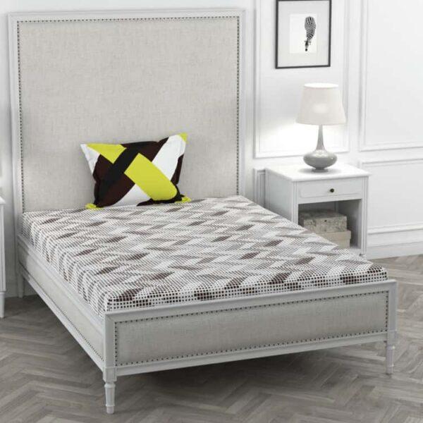 PORTICO Multicolor Printed Single Bedsheet Set-152 x 229 cm-Cotton