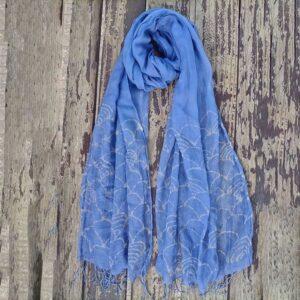Sea Scapes Batik Scarf